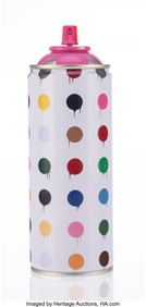 43059: Mr. Brainwash (b. 1966) Hirst Dots (Pink), 2020
