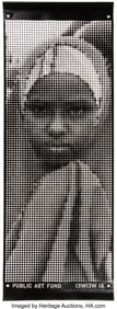 43360: Ai Weiwei (b. 1957) Refugee, 2018 Laser-cut viny
