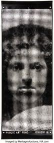 43362: Ai Weiwei (b. 1957) Portrait Banner, 2018 Laser-