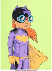 43065: Hebru Brantley (b. 1981) Batgirl (Green), 2018 S