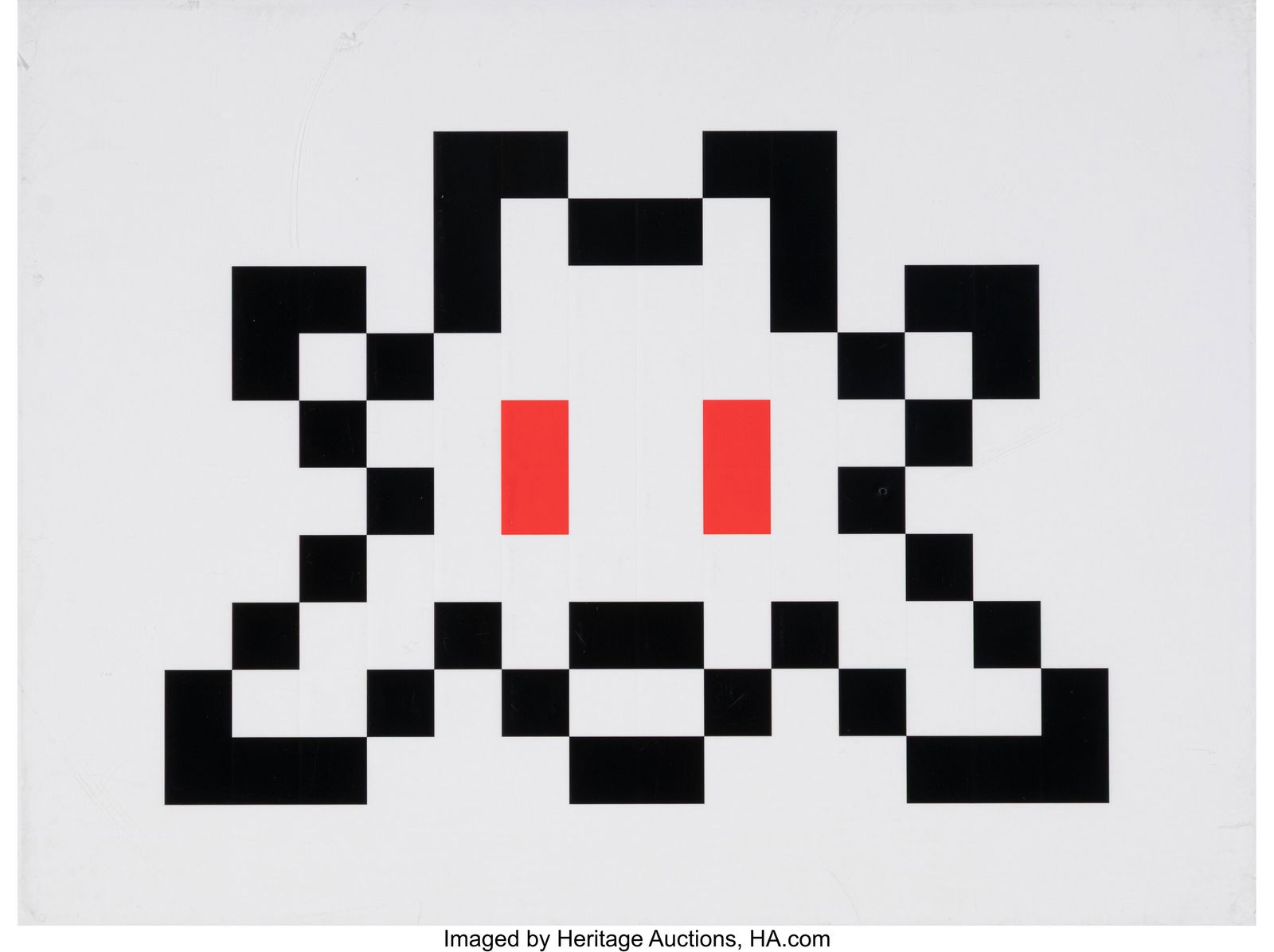 Invader (b. 1969) 3D Little Big Space, 2022 Pain (1 of 3)