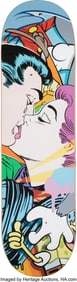 43068: Bustart (b. 1983) Untitled Screenprint in colors