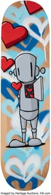 43073: Chris RWK (20th Century) Untitled, 2022 Spray pa