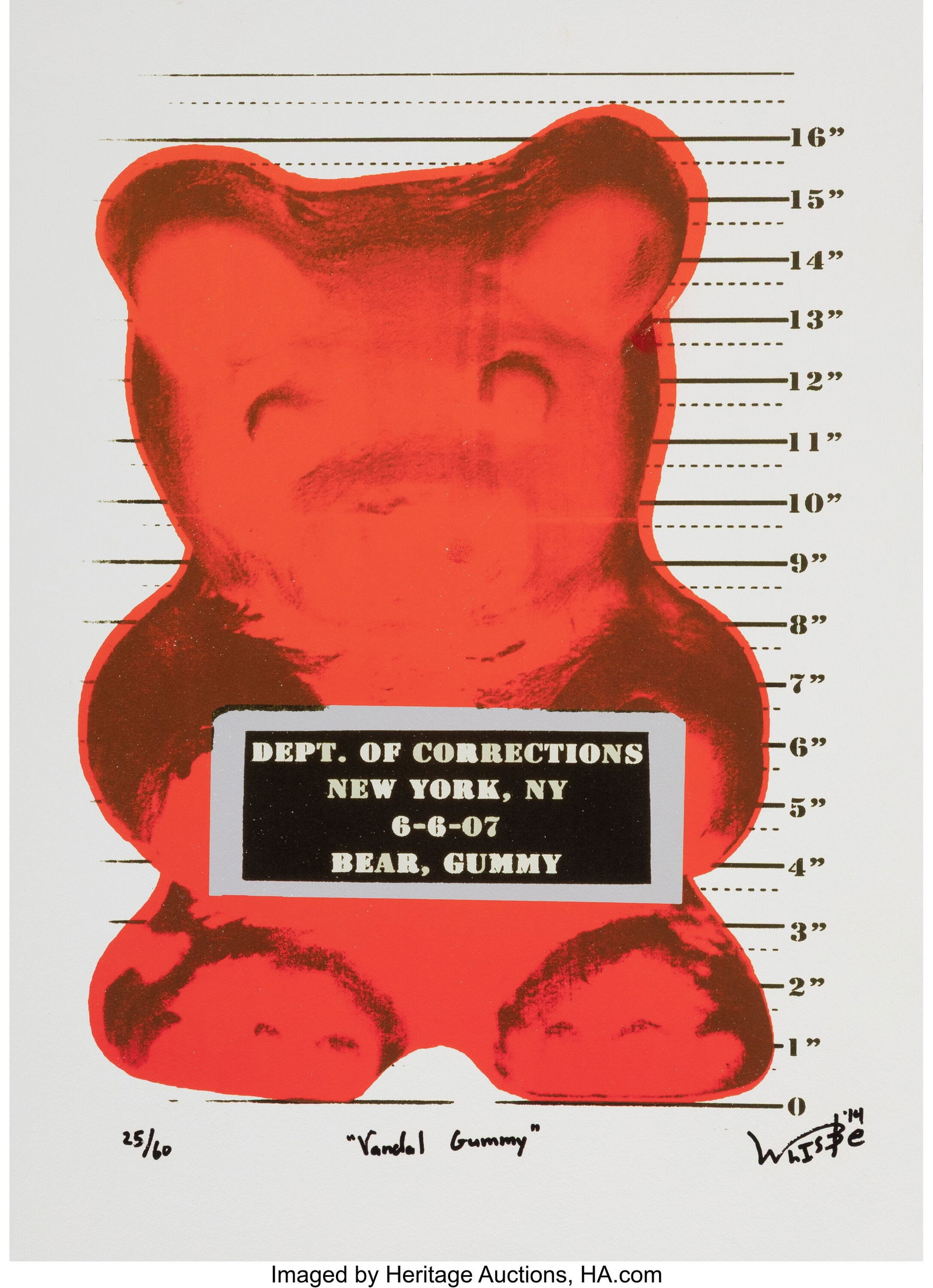 WhIsBe (b. 1987) Vandal Gummy (Red), 2015 Screen (1 of 1)