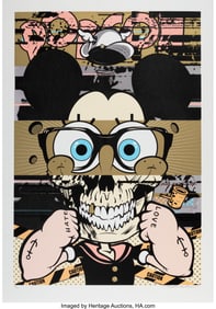 43082: D*Face (b. 1978) Pop-Eye-Con, 2014 Screenprint i