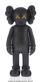 43181: KAWS (b. 1974) Companion (Black), 2016 Painted c