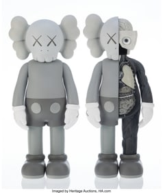 43183: KAWS (b. 1974) Companion (Grey); Flayed Companio