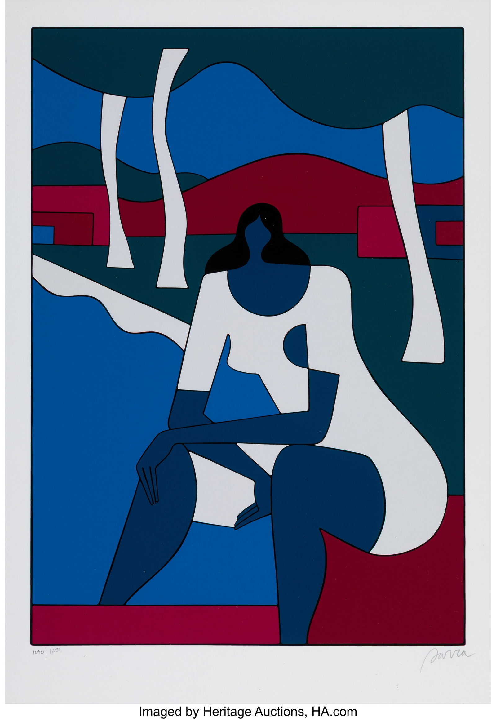Parra (b. 1976) When the Smoke Clears, 2022 Scre: Parra (b. 1976) When the Smoke Clears, 2022 Screenprint in colors on Hahnemühle paper 25-1/2 x 17-5/8 inches (64.8 x 44.8 cm) (sheet&rp
