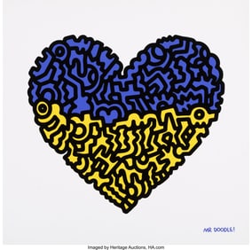 43091: Mr. Doodle (b. 1994) Doodle For Ukraine, 2022 Ar