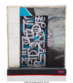 43096: Duel RIS (20th Century) Untitled Acrylic and mix
