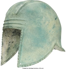 40002: Illyrian Bronze Helmet, Eastern Europe c. 6th Ce