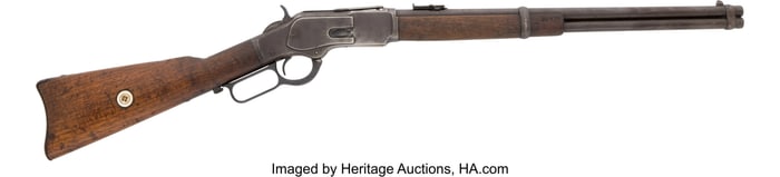 40190: Winchester Model 1873 Saddle Ring Carbine. Ser