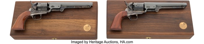 40097: Lot of Two Cased Colt Robert E. Lee Commemorativ