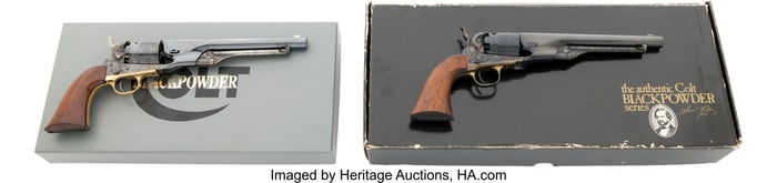 40098&colon; Lot of Two Boxed Colt Blackpowder Series Reissue