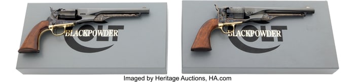 40099: Lot of Two Boxed Colt Blackpowder Series Reissue