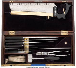 40201&colon; 19th Century General Surgery&sol;Amputation Kit&period;    
