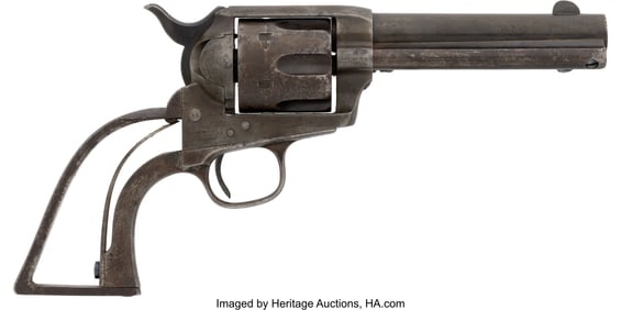 40102: Colt SAA Revolver Inscribed to Texas Ranger, Kid