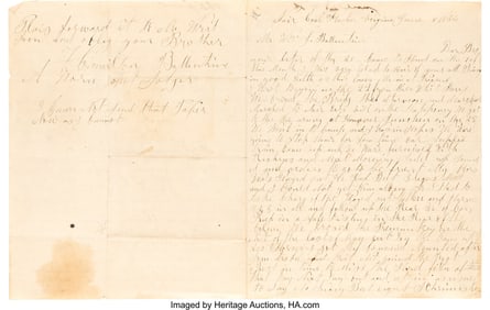 40038&colon; Civil War Soldier's Letter by Hamilton Ballentin