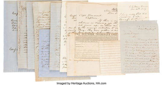 40041: Confederate Navy Archive of Letters and Document