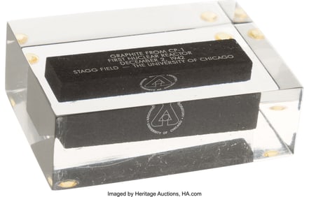 40233: Graphite Brick CP-1 (Chicago Pile-1) from Site o