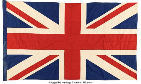 40234&colon; WWII British Union Jack Identified to the HMS Dr