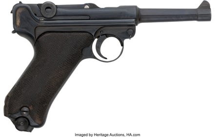 40239&colon; German Erfurt 1916 Dated P08 Luger Semi-Automati