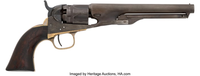 40051: Inscribed and Historic Colt Model 1862 Police Pe