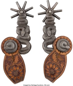 40137: Fancy and Heavy Vintage Mexican Charro Style Sna
