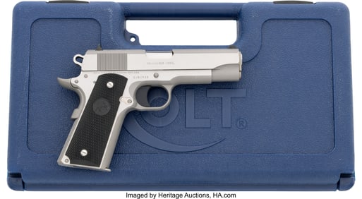 40246: Boxed Colt Commander Semi-Auto Pistol. Serial