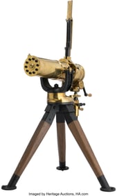 40058: U.S. Colt Model 1877 Bulldog Gatling Gun. Seri