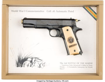 40248: Cased WWI The 2nd Battle of the Marine Commemora