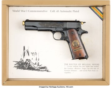 40249: Cased WWI Belleau Wood Commemorative Semi-Automa