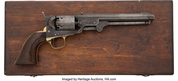 40059: Cased Colt Model 1851 Navy Percussion Revolver.