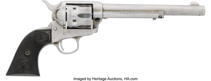 40067: Custom Engraved & Inscribed Joe Bowman Colt Sing