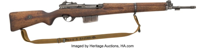 40255: Belgian FN-49 Semi-Automatic Rifle. Serial no.