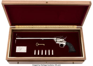 40074: Cased Colt New Frontier Ned Buntline Commemorati