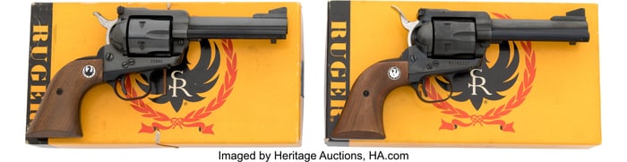 40167: Lot of Two Sturm Ruger Blackhawk Model Single Ac
