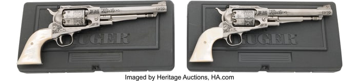 40170&colon; Joe Bowman Custom Engraved & Inscribed Cased Pai