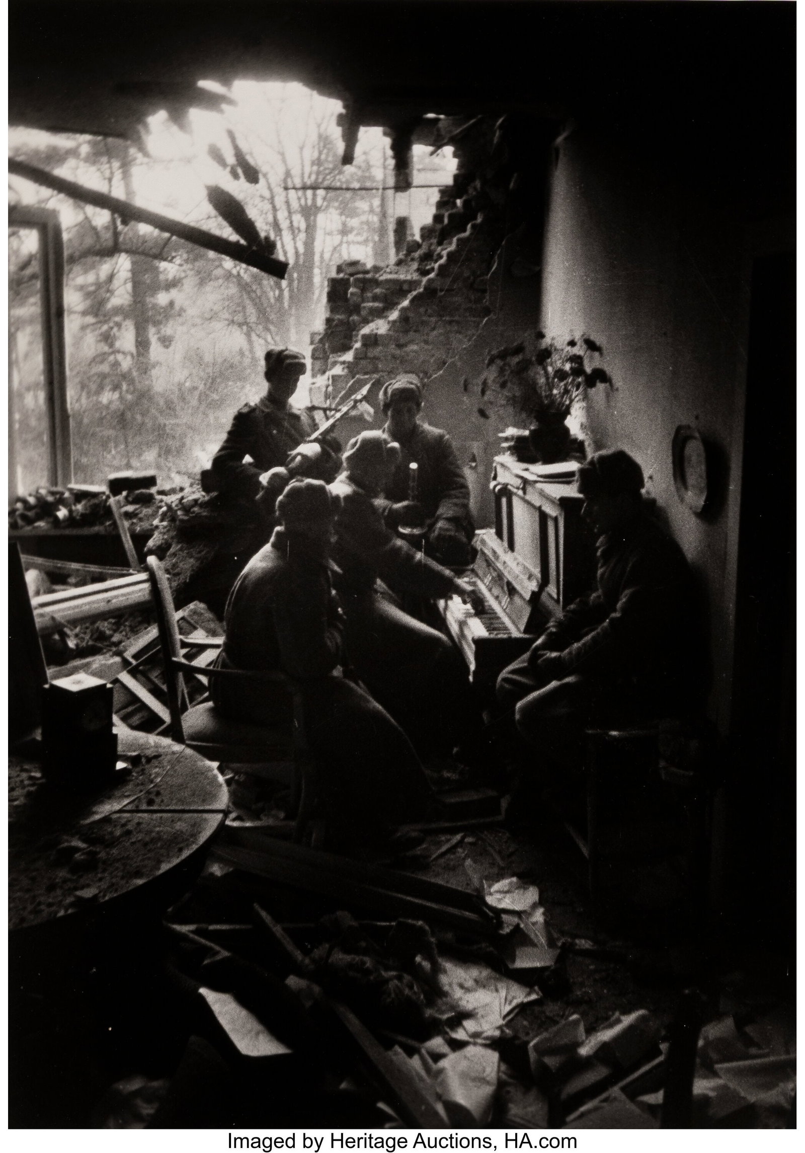 Dmitri Baltermants (Russian, 1912-1990) Tchaikov: Dmitri Baltermants (Russian, 1912-1990) Tchaikovsky, 1945 Gelatin silver print on Agfa paper, printed later 18-3/4 x 13-3/4 inches (47.6 x 34.9 c