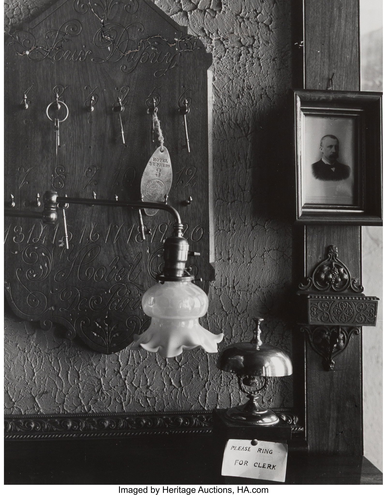 Arthur Rothstein (American, 1915-1985) Hotel de: Arthur Rothstein (American, 1915-1985) Hotel de Paris, Georgetown, Colorado, 1939 Gelatin silver print, printed later 9-1/2 x 7-1/2 inches (24&peri