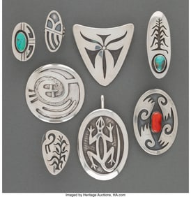 70005: Eight Southwest Jewelry Items c. 1975 includi