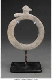 70107: A Rare Hohokam Bracelet with Ram's Head Effigy