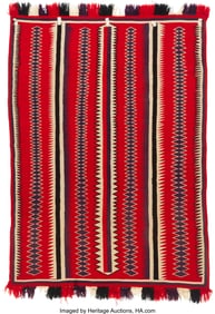 70110: A Navajo Germantown Weaving c. 1890 commercial