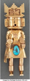 70015: A Navajo Figural Pendant Michael Horse c. 1980