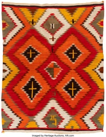 70119: A Navajo Transitional Weaving c. 1890 native h