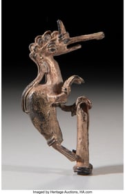 70313: A Sinu Staff Ornament Colombia, c. 100 BC - 700