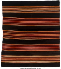 70143: A Navajo Weaving Chinle c. 1950 native handspu