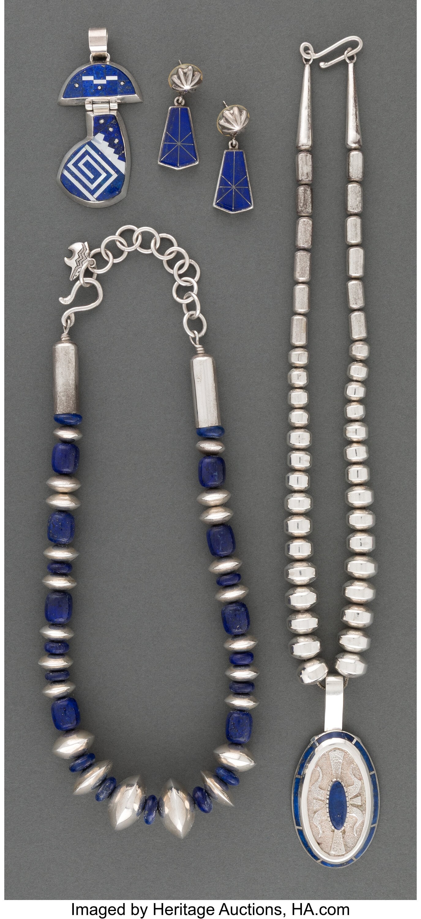 Four Southwest Jewelry Items  c. 1990  including (1 of 2)