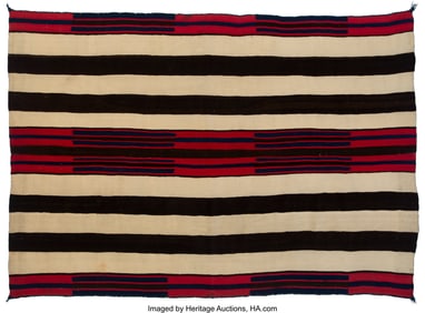 70144: A Classic Navajo Man's Wearing Blanket Second P
