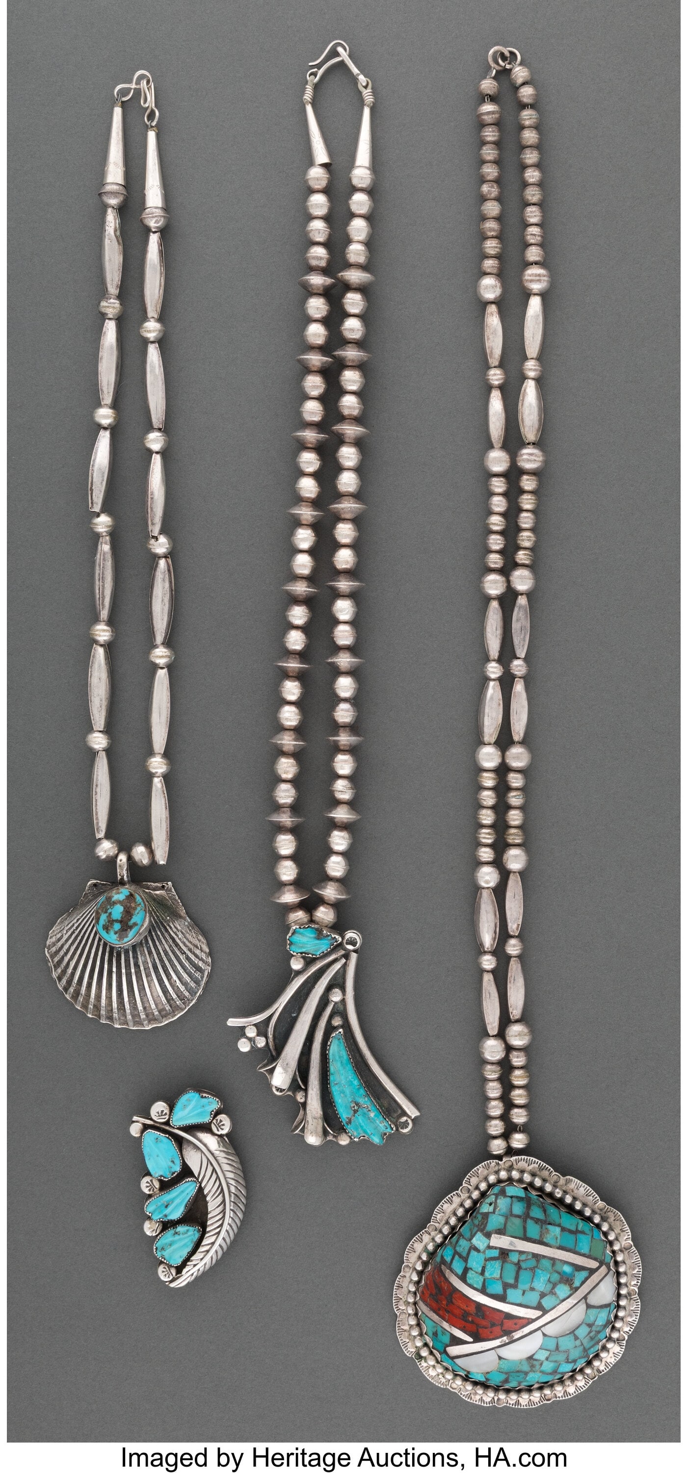 Four Southwest Jewelry Items  c. 1970  including (1 of 2)